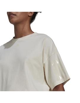 Camiseta Mujer adidas  Hyperglam Boxy  Crema