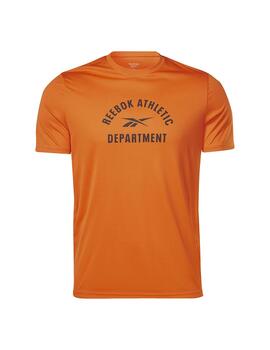 Camiseta Hombre Reebok Train Naranja