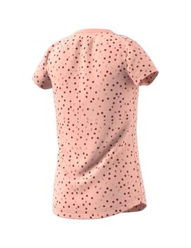 Camiseta Niña Adidas Mh Gra Rosa