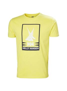 Camiseta Hombre HH Shoreline Amarilla