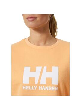 Sudadera Mujer Helly Hansen Crew Logo 2.0 Mandarin
