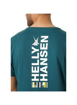 Camiseta Hombre Helly Hansen Shoreline 2.0 Verde Oscuro
