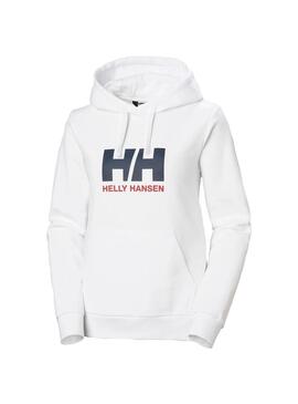 Sudadera Mujer Helly Hansen Logo 2.0 Blanca