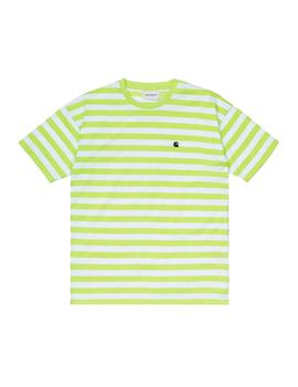 Camiseta Mujer Carhartt WIP Scotty Verde/Blanco