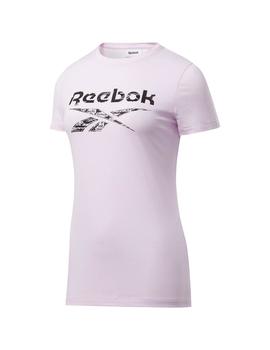 Camiseta Mujer Reebok Graphic Rosa