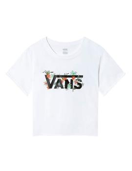Camiseta Chica Vans Greenhouse Blanca