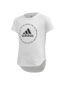 Camiseta Niño adidas Bold Blanca