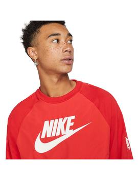 Sudadera Hombre Nike Hybrid Roja
