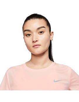 Camiseta Chica Nike Miler Rosa