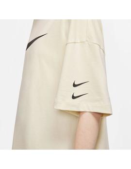 Vestido Mujer Nike Swoosh Beige