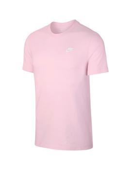 Camiseta Hombre Nike Club Rosa