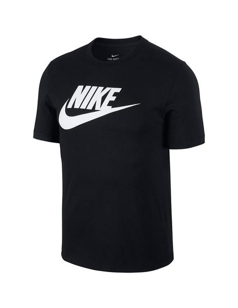 Agua con gas grieta Posesión Camiseta Hombre Nike Negra