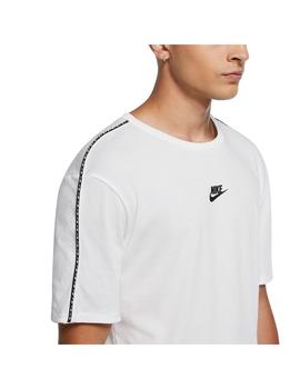 Camiseta Hombre Nike Repeat Blanca