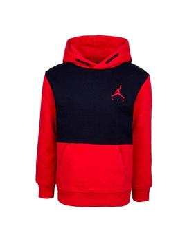 Sudadera Niño Nike Jordan Roja Negra