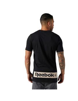 Camiseta Reebok Graphic Hombre Negro