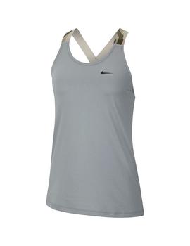 Camiseta Mujer Nike Elastika Gris Camo