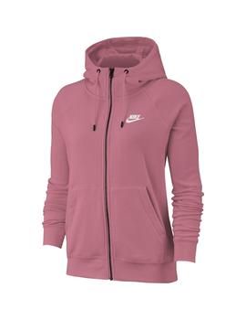 Chaqueta Mujer Nike Essential Flc Rosa