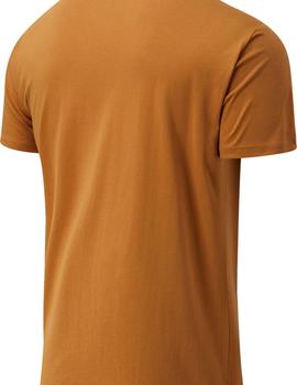 Camiseta Hombre New Balance Essentials Terrain Grid Marrón