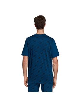 Camiseta adidas Monogram Hombre Azul