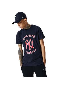 Camiseta Hombre New Era New York Yankees Marino