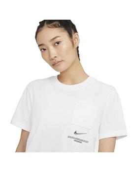 Camiseta Mujer Nike Sportswear Swsh Blanca