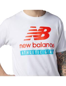 Camieta Hombre New Balance Ess Tee Blanco