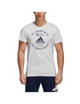 Camiseta adidas Emblem Blanca