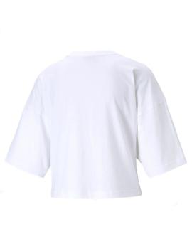 Camiseta Mujer Puma Internacional Graphic Blanca