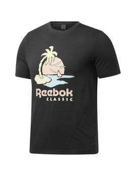 Camiseta Unisex Reebok Graphic Tee Negro