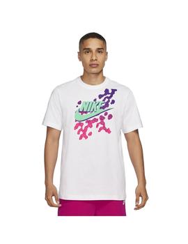 Camiseta Hombre Nike Nsw Blanca Multicolor