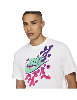 Camiseta Hombre Nike Nsw Blanca Multicolor
