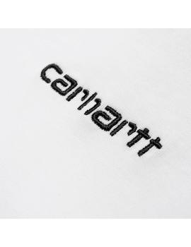 Camiseta Hombre Carhartt  WIP Embroidery Blanca