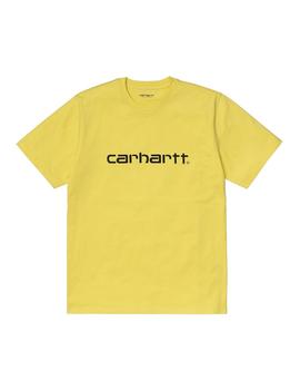 Camiseta Hombre Carhartt WIP Script Amarillo