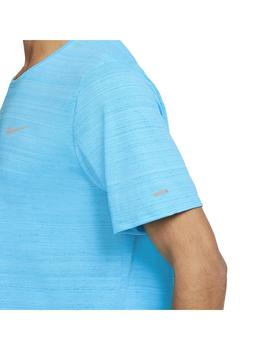 Camiseta Hombre Nike DRI-Fit  Miler Azul