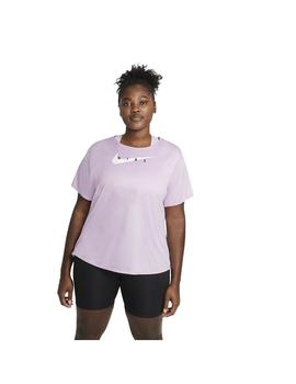 Camiseta Mujer Nike Swoosh Run Rosa