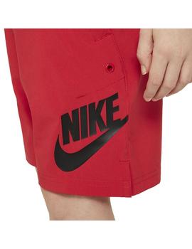 Short Niño Nike Nsw Woven Rojo