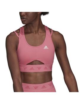 Sujetador Deportivo Mujer adidas Rosa