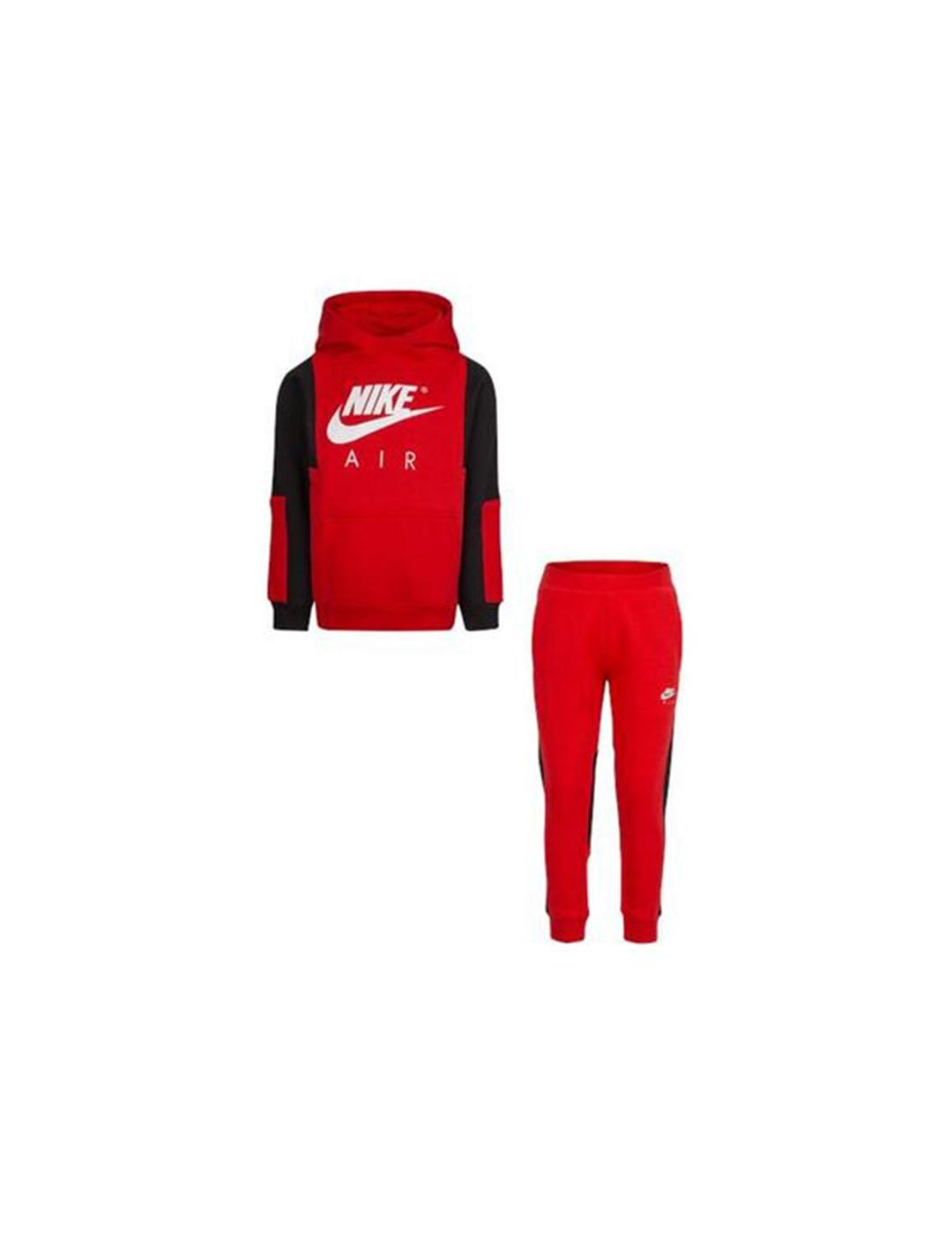 Chandal Nike Air para niño Rojo