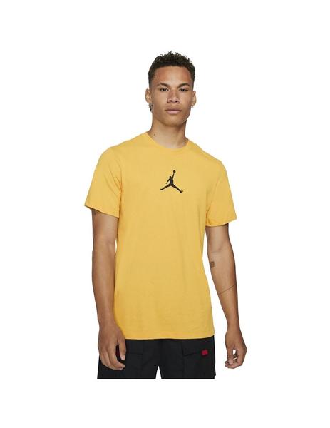 borde Limo trapo Camiseta Hombre Nike Jordan Amarilla