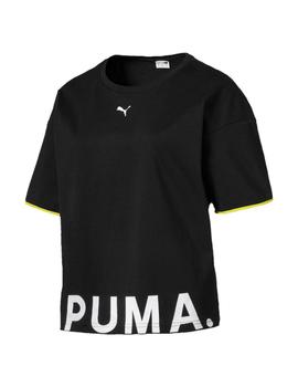 Camiseta Puma Chase Mujer Negra