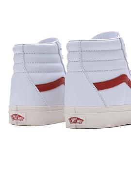 Zapatilla Unisex Vans Sk8-Hi Vint Pop Gris Rojo