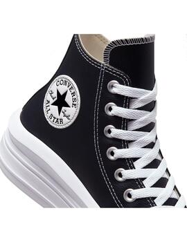 Zapatilla Mujer Converse Move Hi Piel Negra