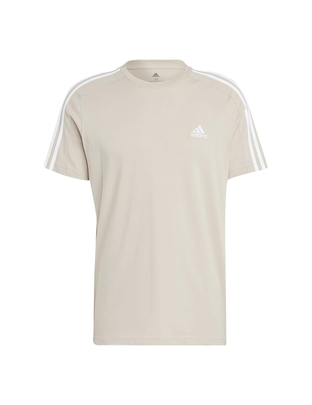 T-shirt adidas 3S Hommes Beige