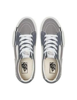 Zapatilla Hombre Vans Sk8-Low Recontruct Grises