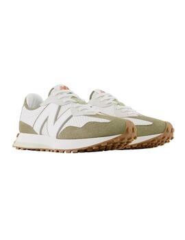 Zapatilla Hombre New Balance 327 Blanco Verde