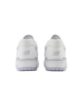 Zapatilla Mujer New Balance 550 Blanca Lila