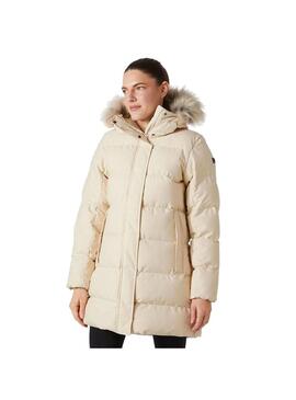 Parka Mujer HH Blossom Puffy Crema