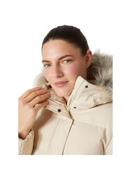 Parka Mujer HH Blossom Puffy Crema