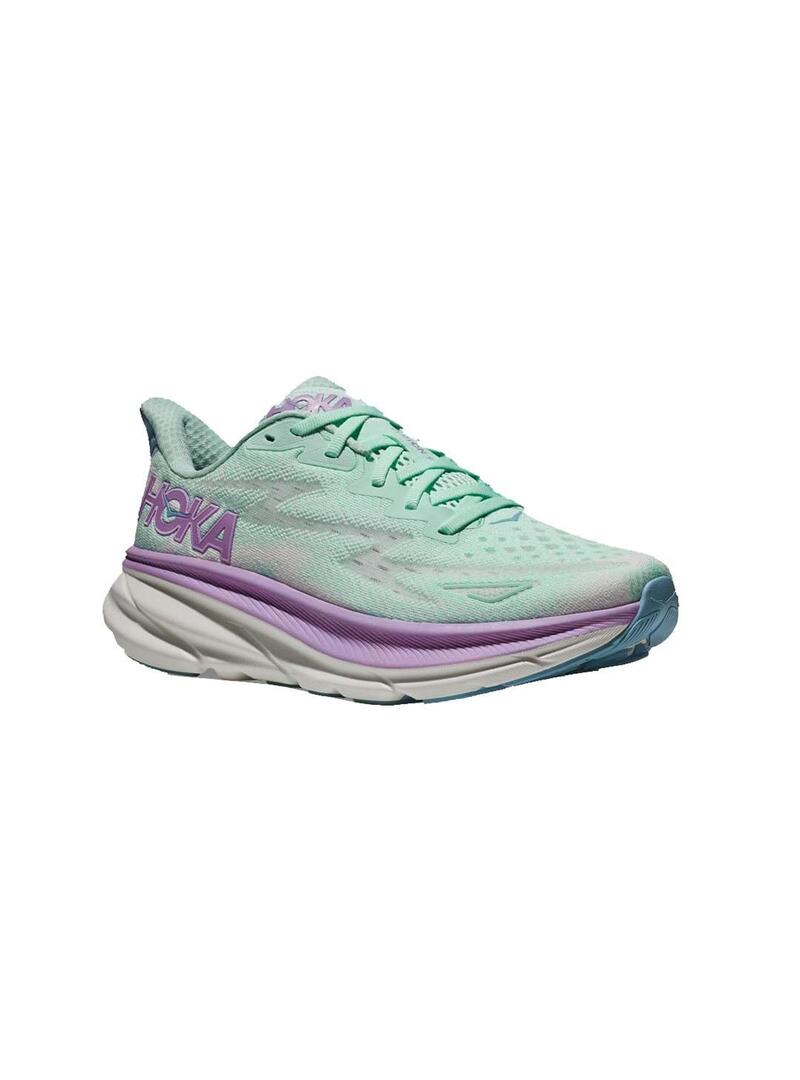 Zapatillas HOKA Clifton 9 Mujer Negro Dorado