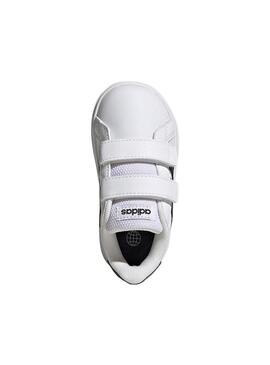 Zapatilla Baby adidas Grand Court 2.0 Blanco/Negro